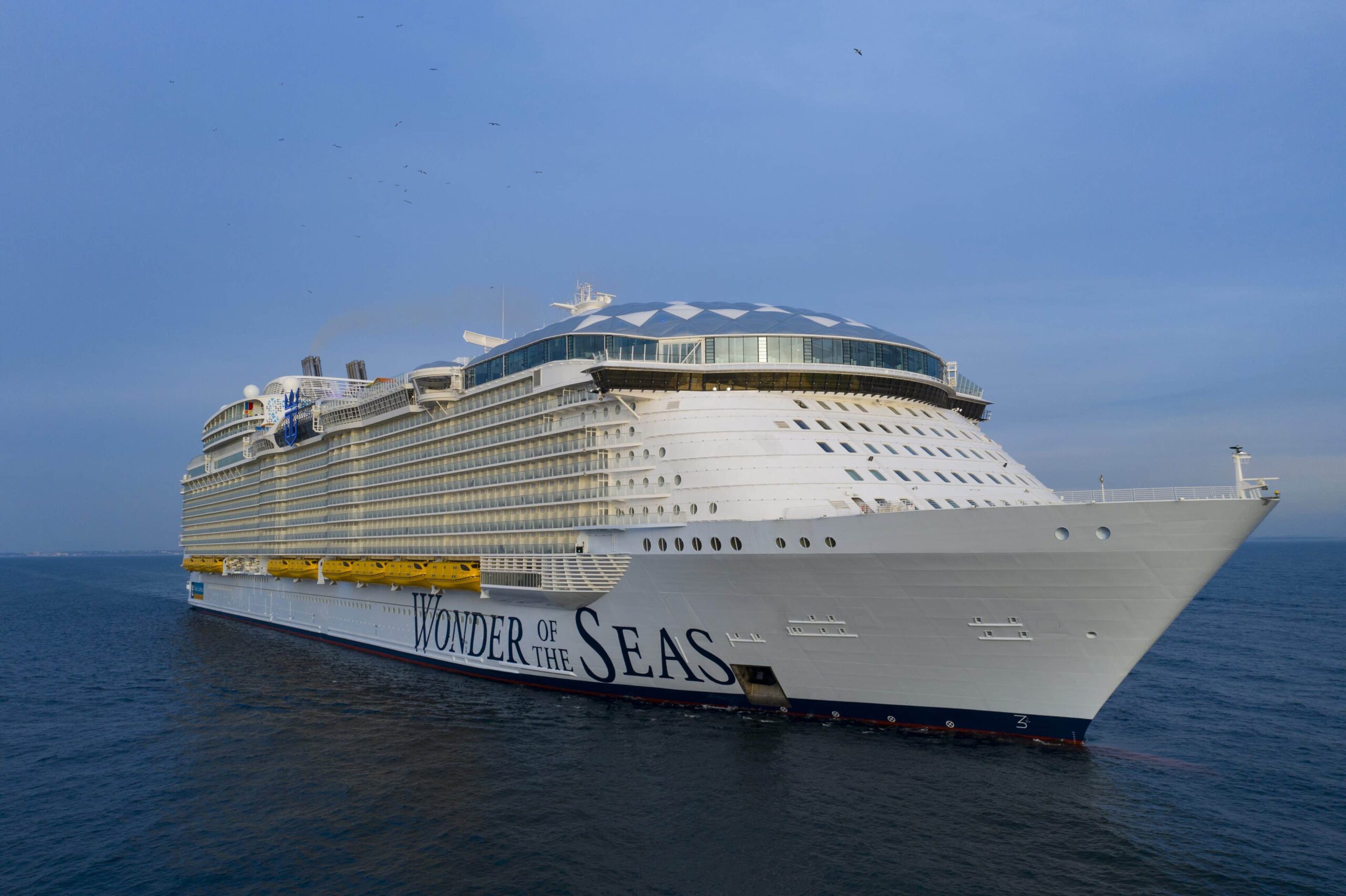 El Wonder Of The Seas de Royal Caribbean zarpa en viaje inaugural desde EE. UU.