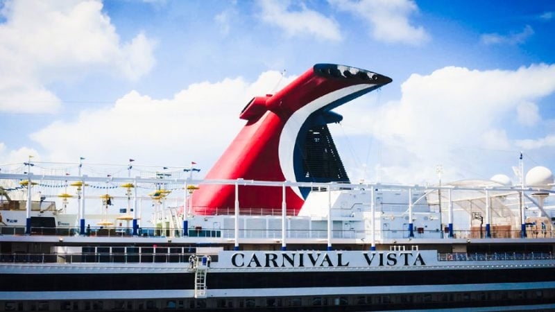 Crucero Carnival Vista en el puerto