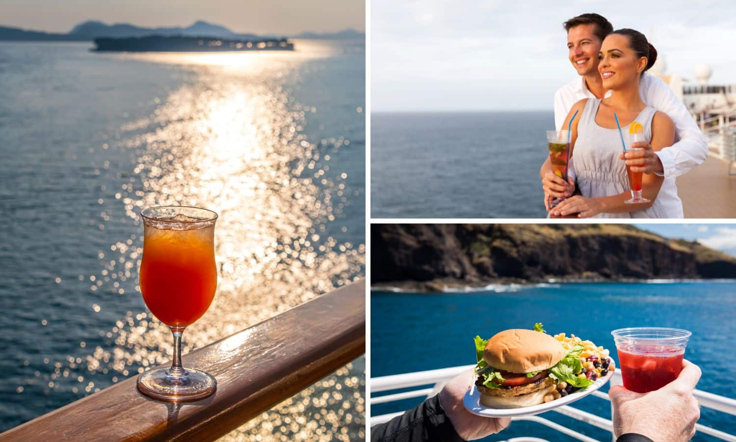 Los 10 peores errores en el paquete de bebidas que se deben evitar en un crucero Montaje de vasos con bebidas en un crucero