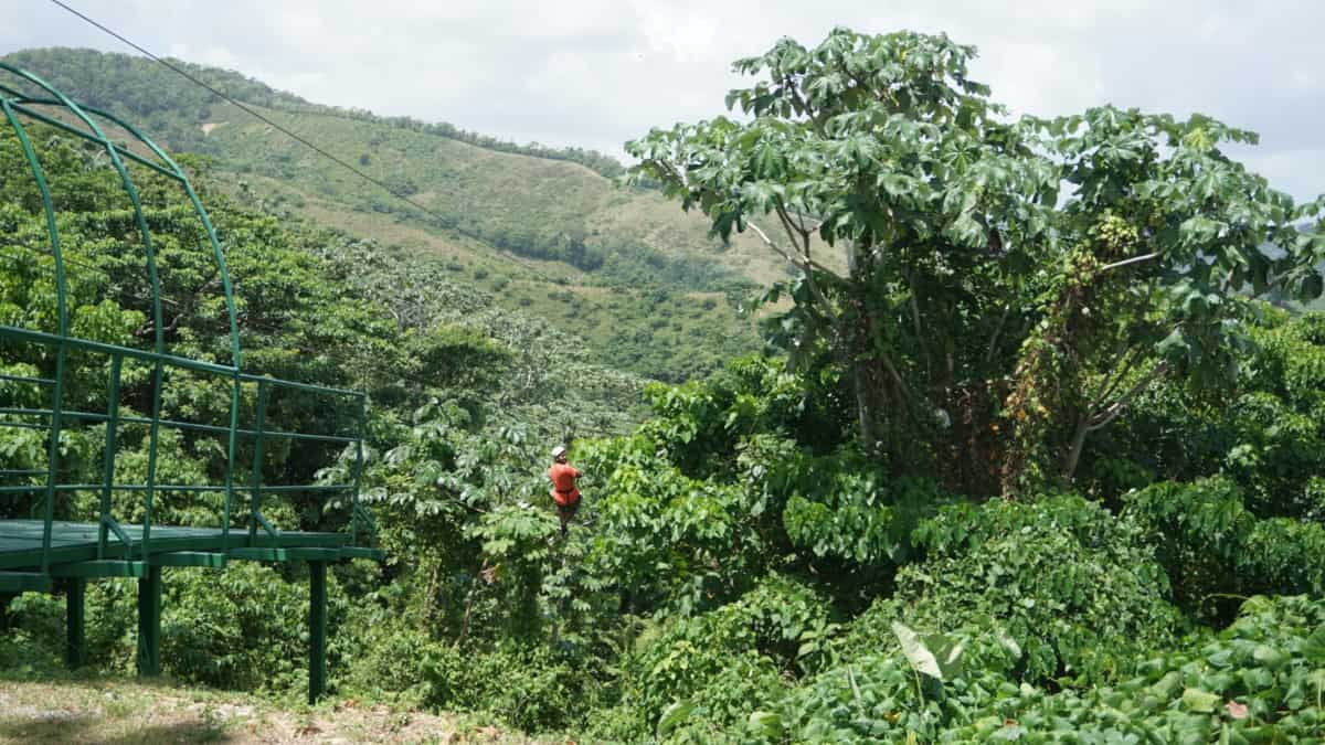 Tirolesa en República Dominicana