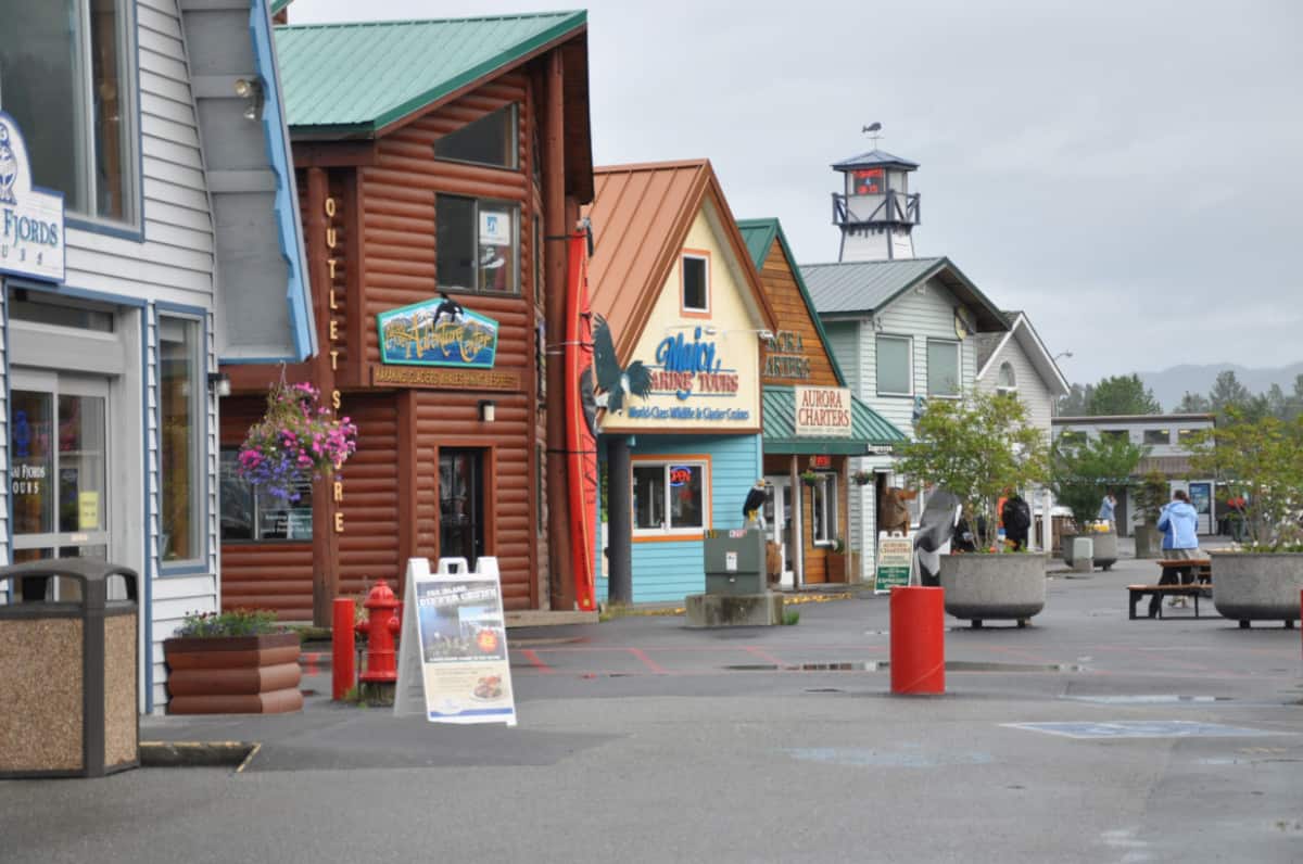 Tiendas turísticas en Seward, Alaska