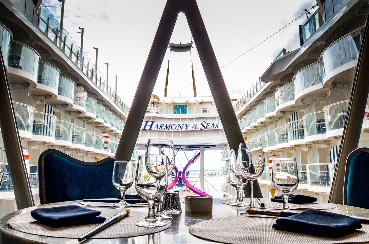 Restaurante en el crucero Harmony of the Seas
