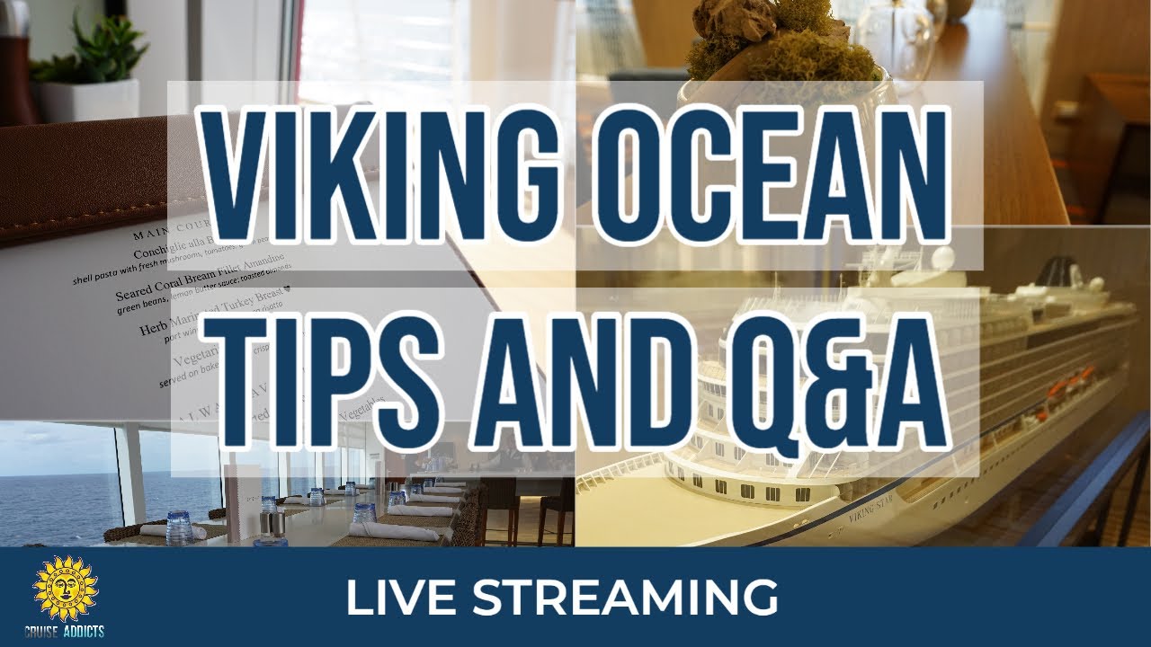 Consejos y preguntas y respuestas de Viking Ocean Cruise con Michael Consoli