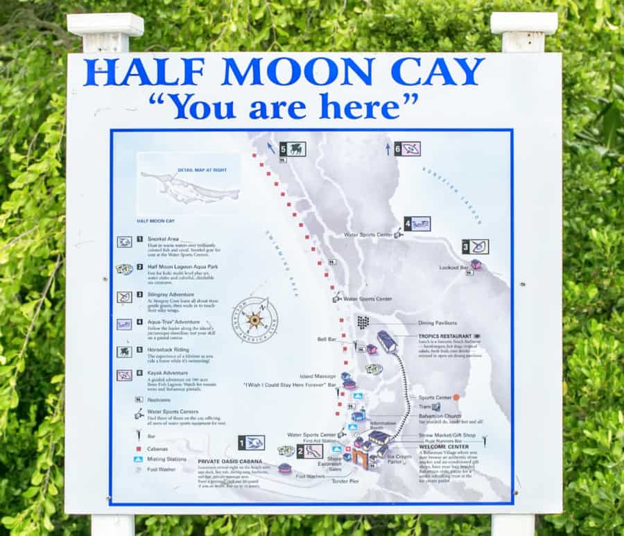 Mapa de Cayo Media Luna