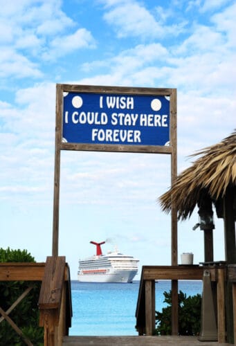 Signo de Half Moon Cay