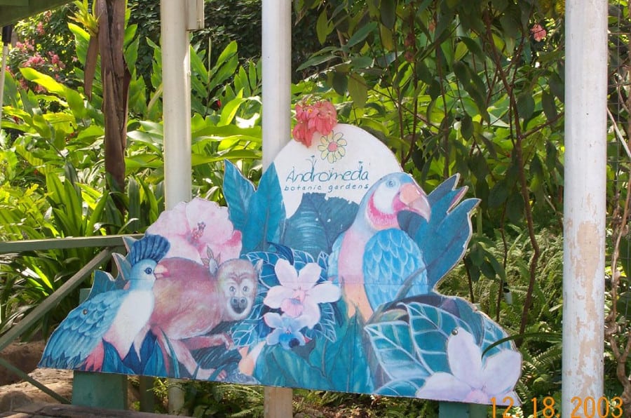 Jardín Botánico de Andrómeda, Barbados