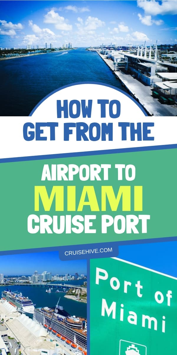 Consejos de viaje y cruceros para llegar desde estos aeropuertos principales de Florida al puerto de cruceros de Miami.  Tu guía para unas vacaciones en crucero desde Miami.