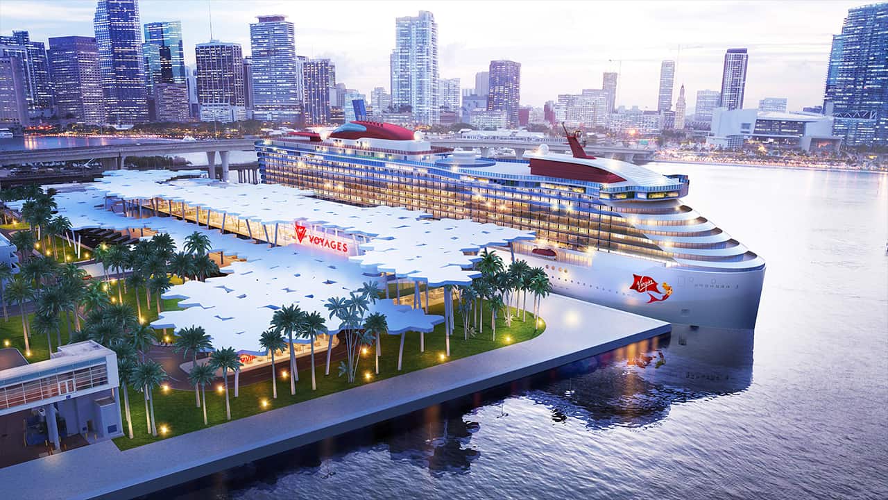 Terminal de Virgin Voyages en Miami