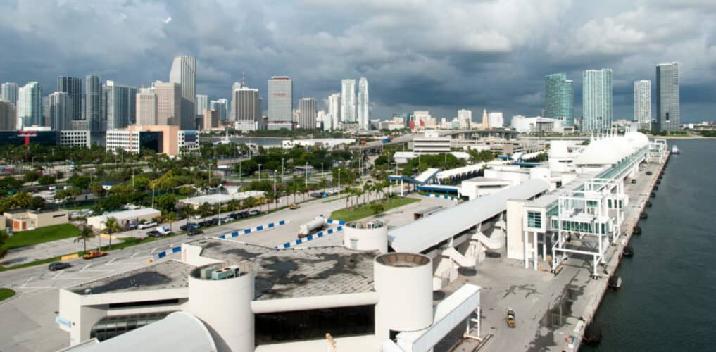 Terminales de cruceros del puerto de Miami