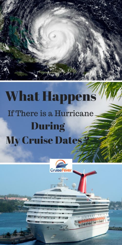 huracán durante los días de crucero