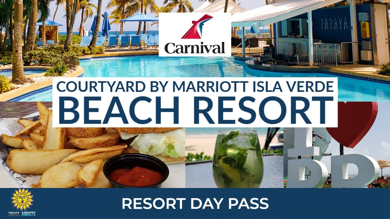 Revisión del pase de un día del Courtyard By Marriott Isla Verde Beach Resort