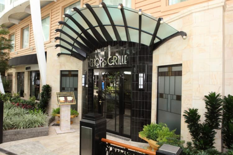 Chuletas a la parrilla del Oasis of the Seas