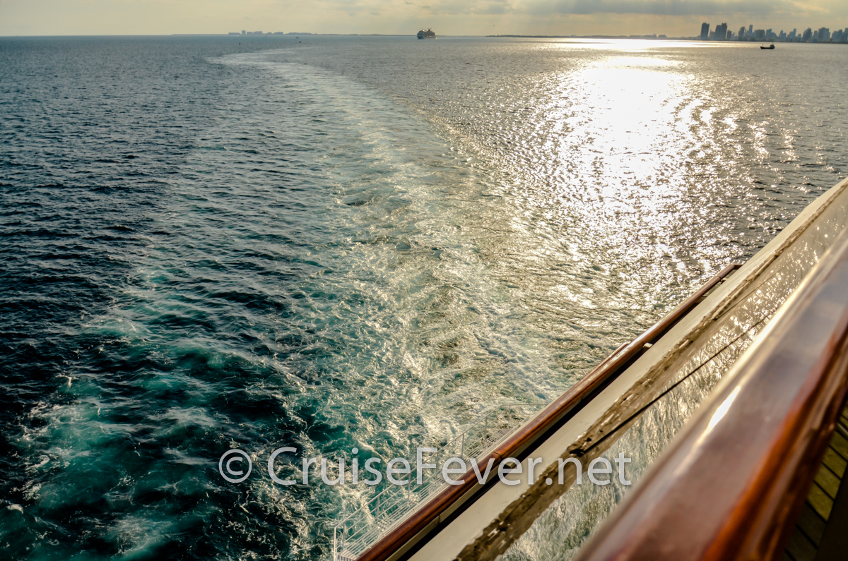 balcón con vista a popa