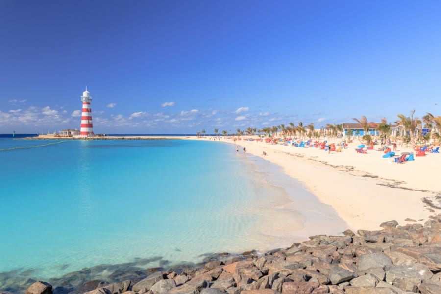 Playa de la reserva marina de Ocean Cay MSC