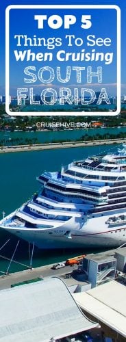 ¿Está planeando un crucero en el sur de Florida?  No dejes ninguna piedra sin remover.  Estos son los 5 mejores lugares para ver al navegar por el sur de Florida.