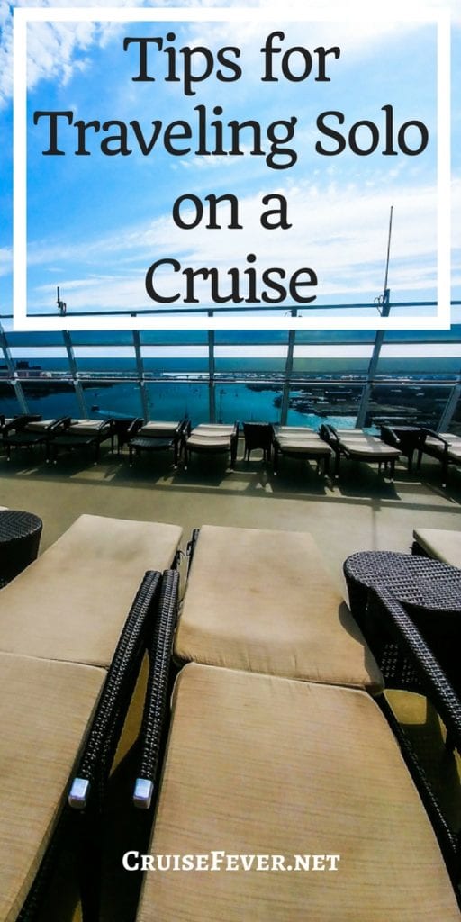 Consejos para viajar solo en un crucero solo de crucero