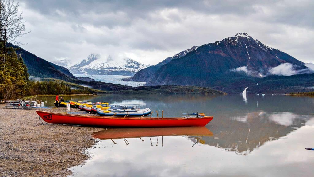Glaciar Mendenhall en Juneau Alaska