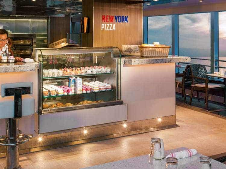 Pizza de Nueva York de Holland America Line
