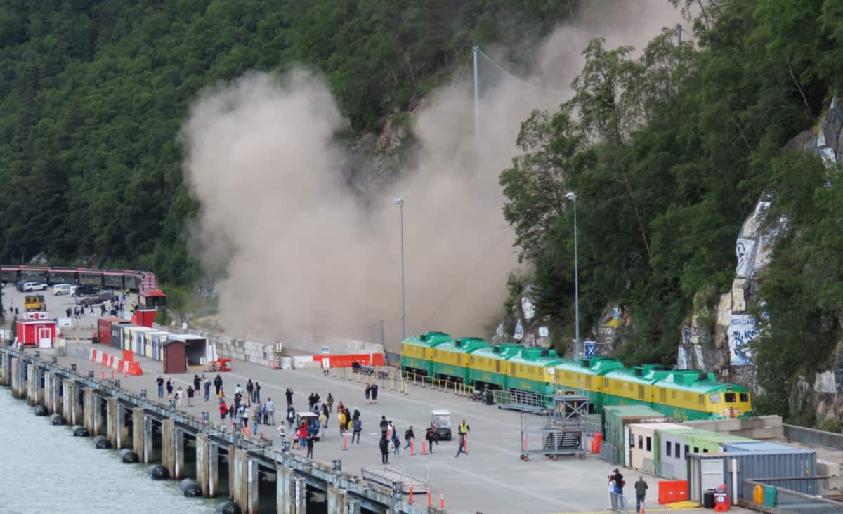 Desprendimiento de rocas de Skagway