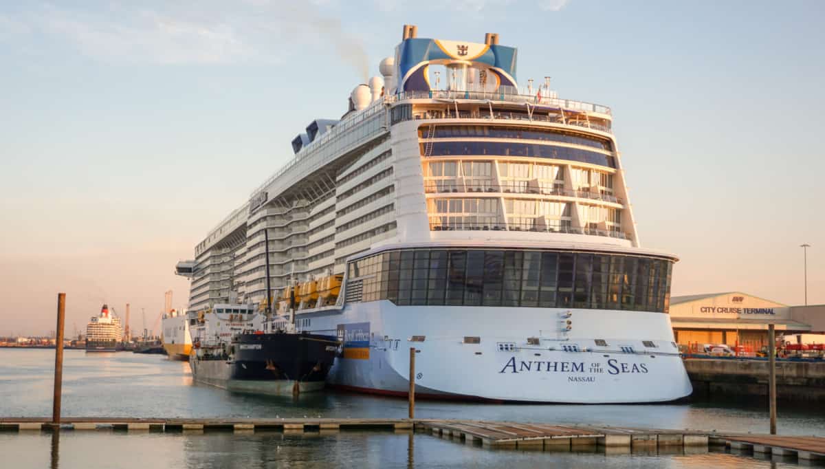 Cruceros atracados en Southampton
