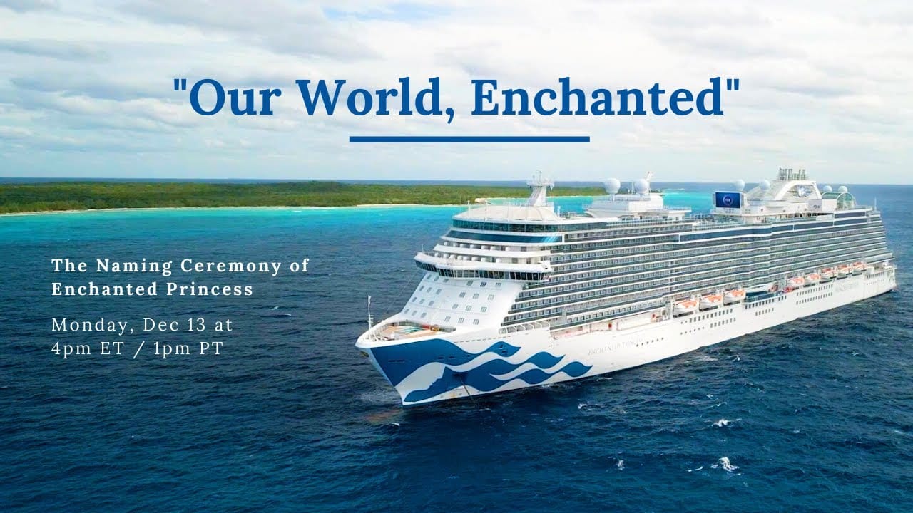 Princesa encantada nombrada oficialmente - Cruise Addicts Princesa encantada nombrada oficialmente - Cruise Addicts