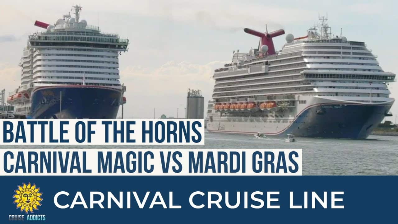Batalla de los Cuernos – Carnival Magic y Mardi Gras