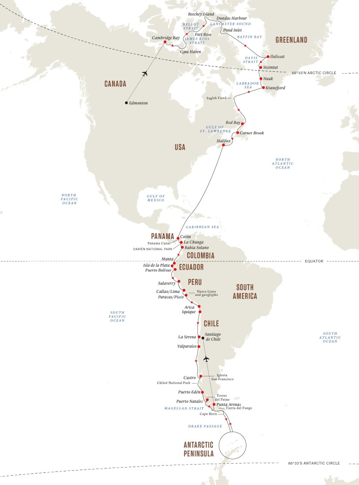 Hurtigruten Expeditions lanza Epic Expedition Cruises 2 de polo a polo Hurtigruten Expeditions lanza épicos cruceros de expedición de polo a polo | 14