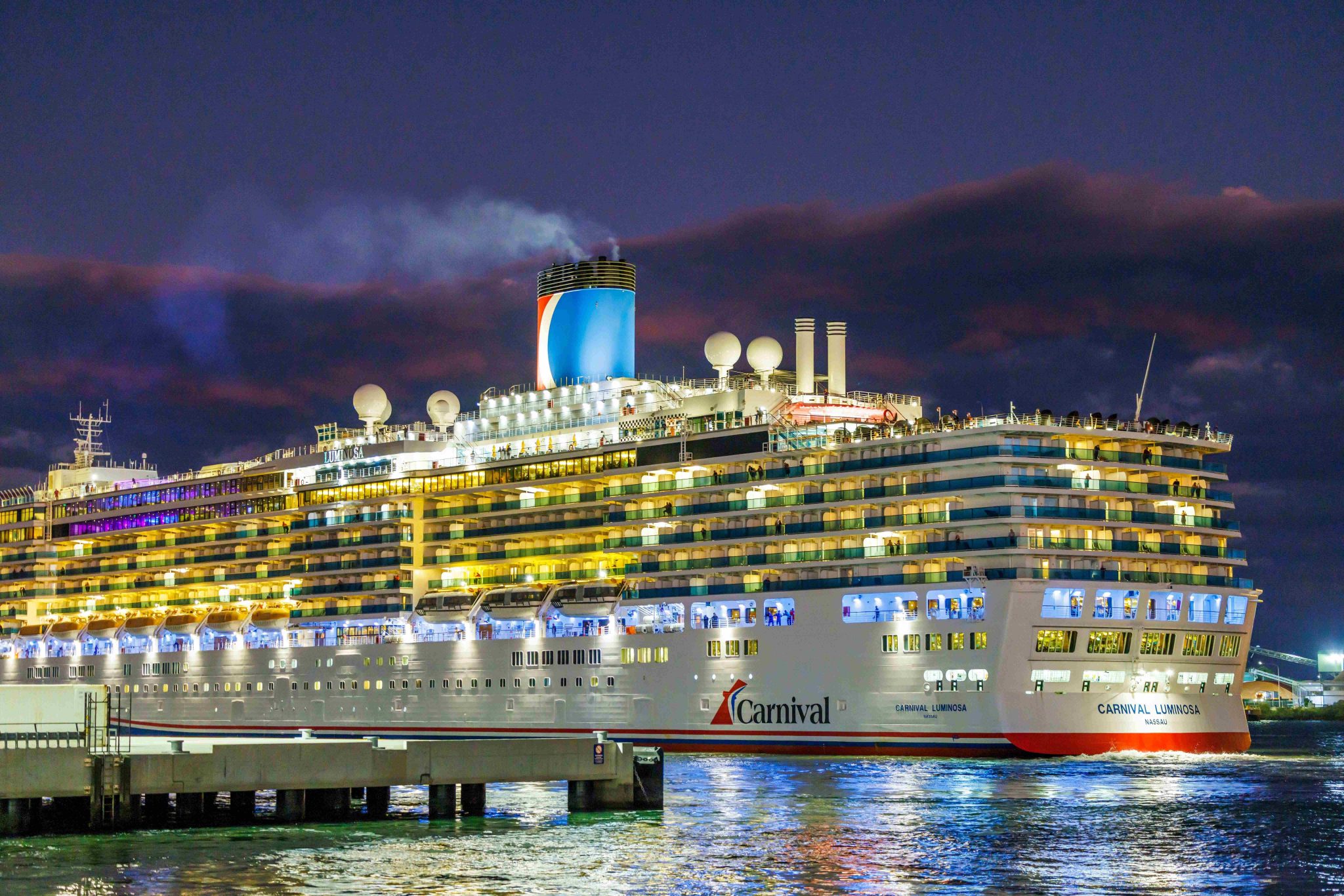 3 de los cruceros de Carnival se mudarán a nuevos puertos base esta semana