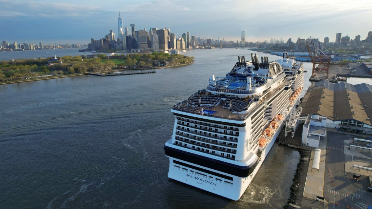 MSC Meraviglia llega a Nueva York