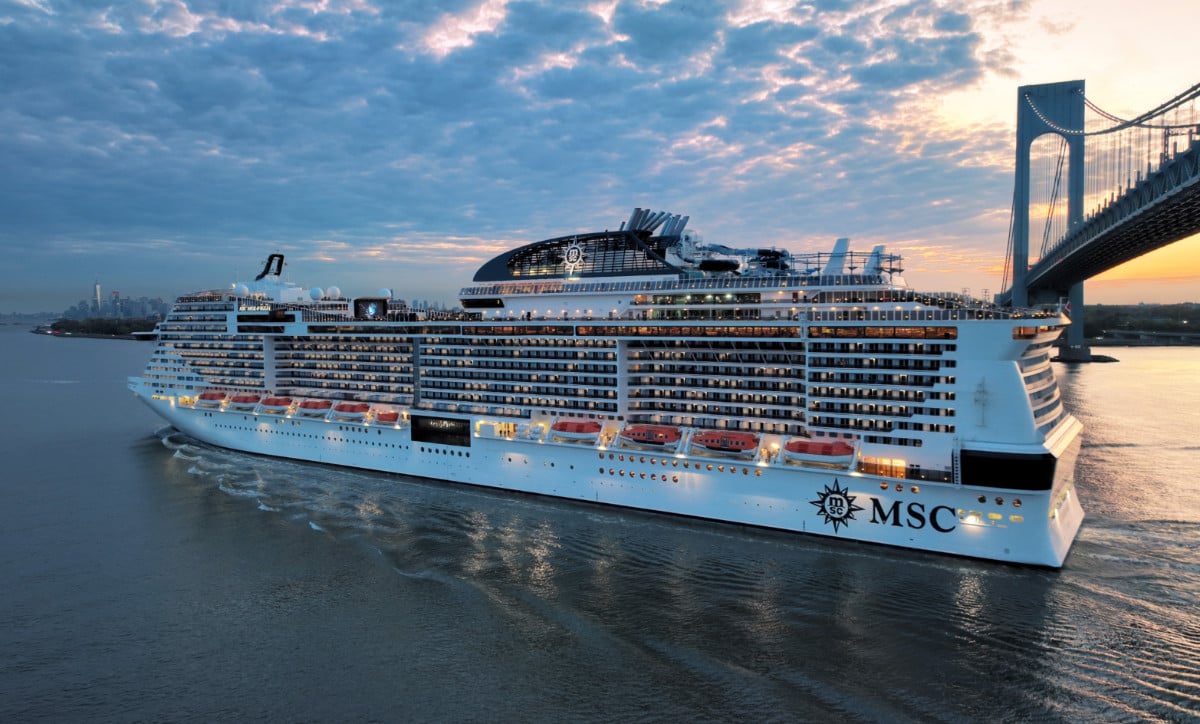 MSC Meraviglia llega a Nueva York