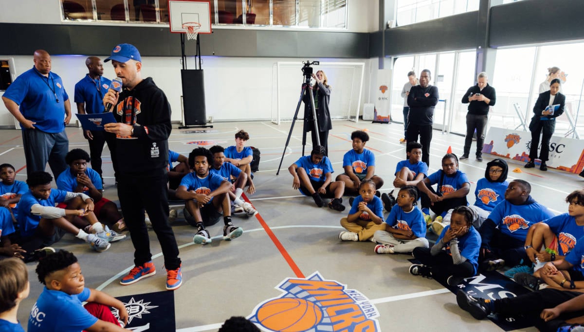 MSC Cruceros recibe a los Jr. Knicks a bordo de un crucero con sede en Nueva York