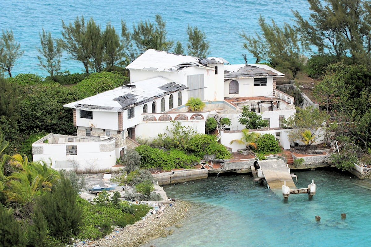 Casa abandonada en Paradise Island
