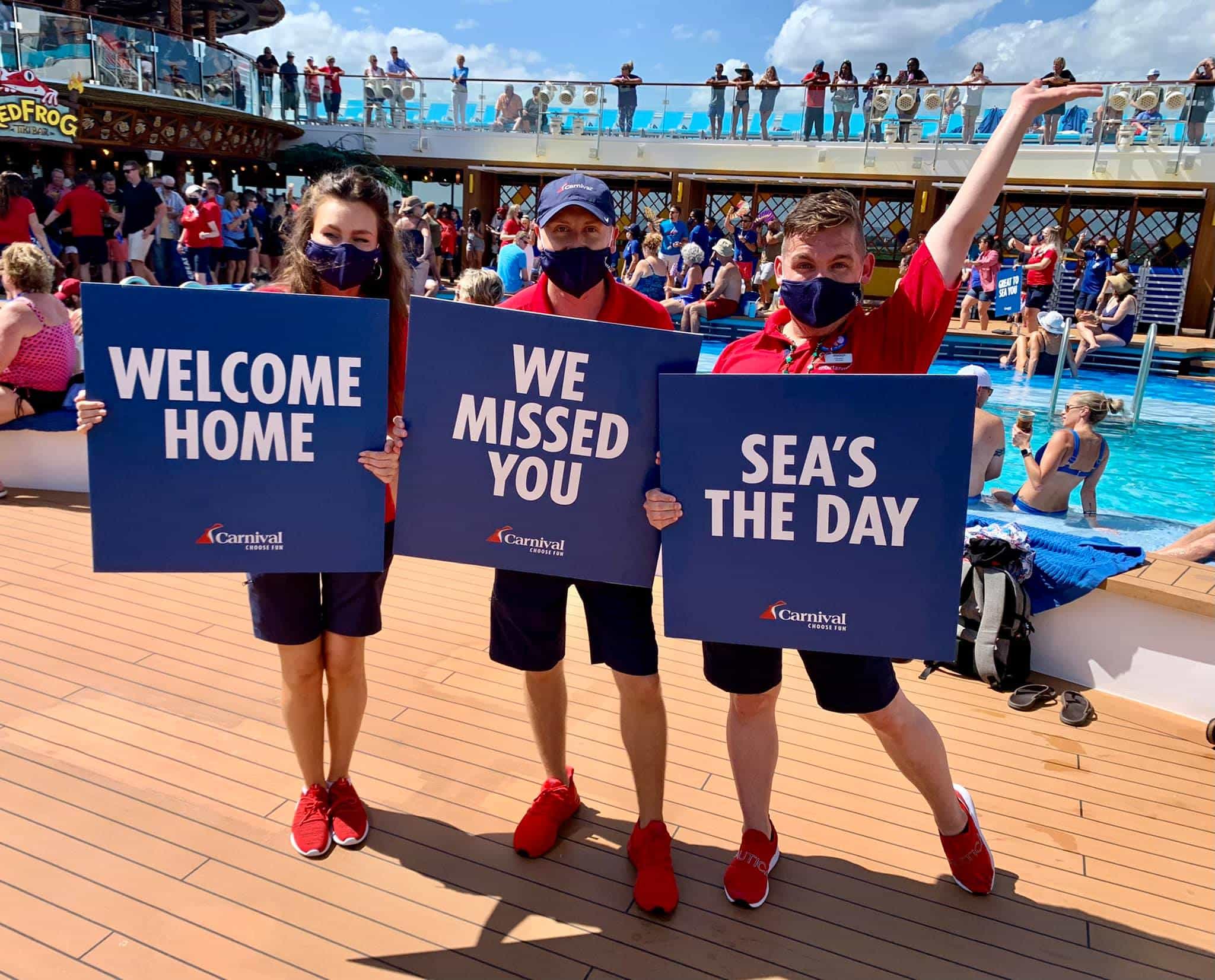 Mardi Gras listo para partir hoy en su viaje inaugural desde Puerto Cañaveral