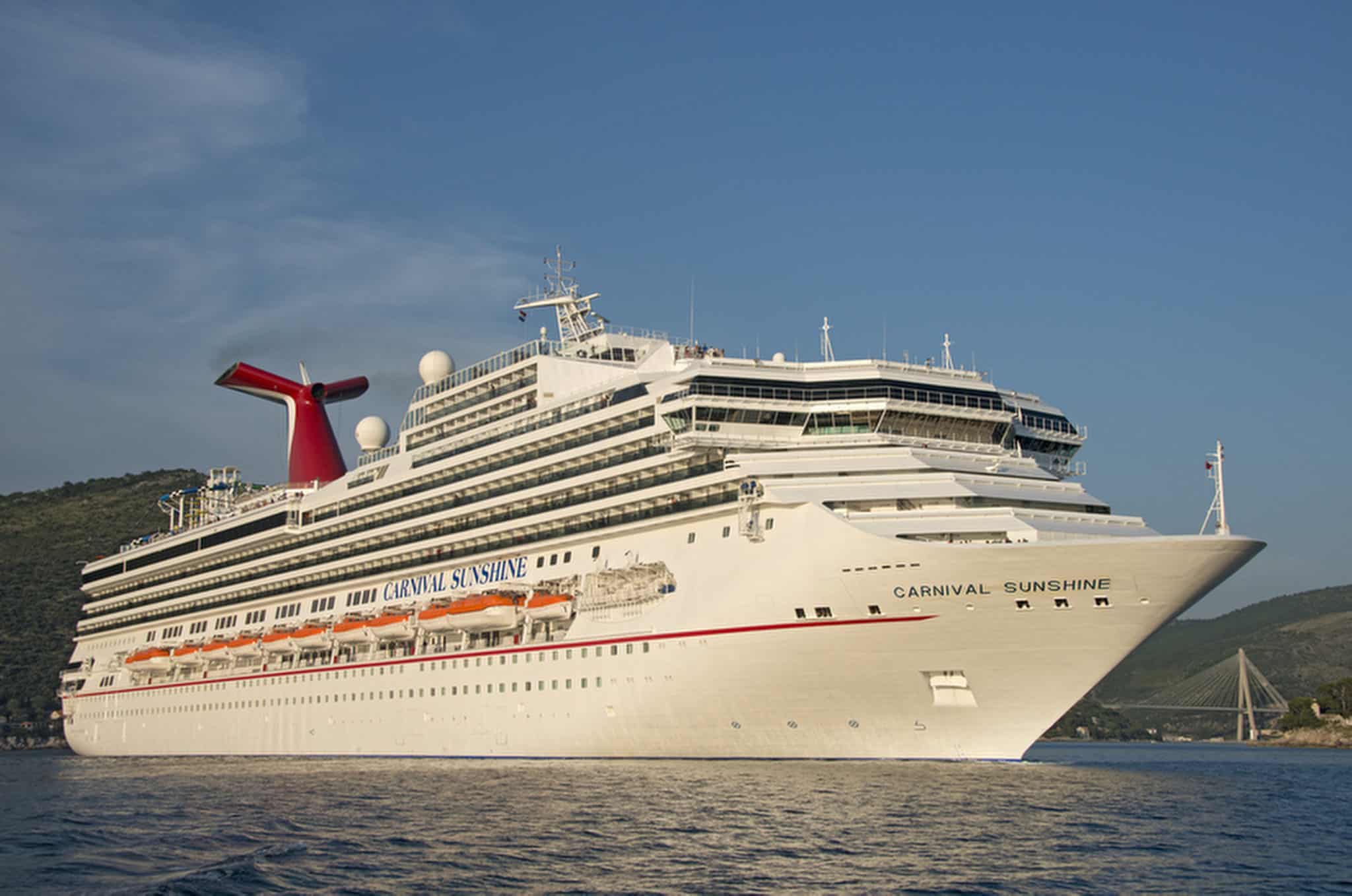 Carnival Sunshine comenzará a navegar todo el año desde Charleston a partir de mayo de 2019