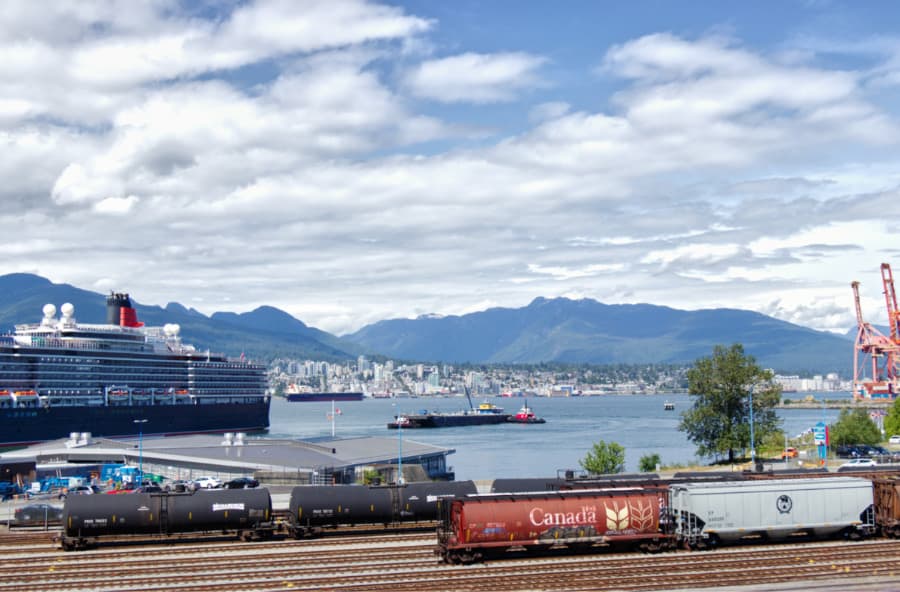Trenes en Vancouver