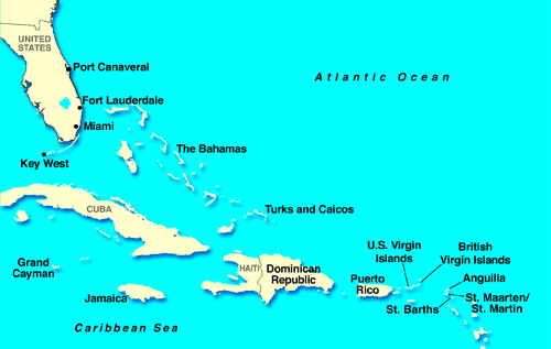 crucero por el caribe oriental
