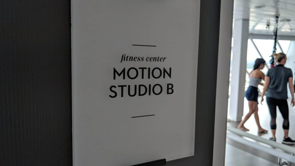 Impresionantes gimnasios y programas de acondicionamiento físico para cruceros Gimnasio Celebrity Edge