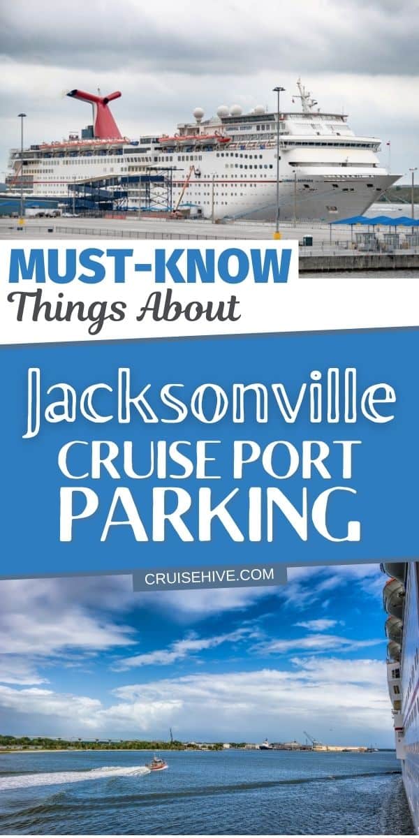 Estacionamiento en el puerto de cruceros de Jacksonville