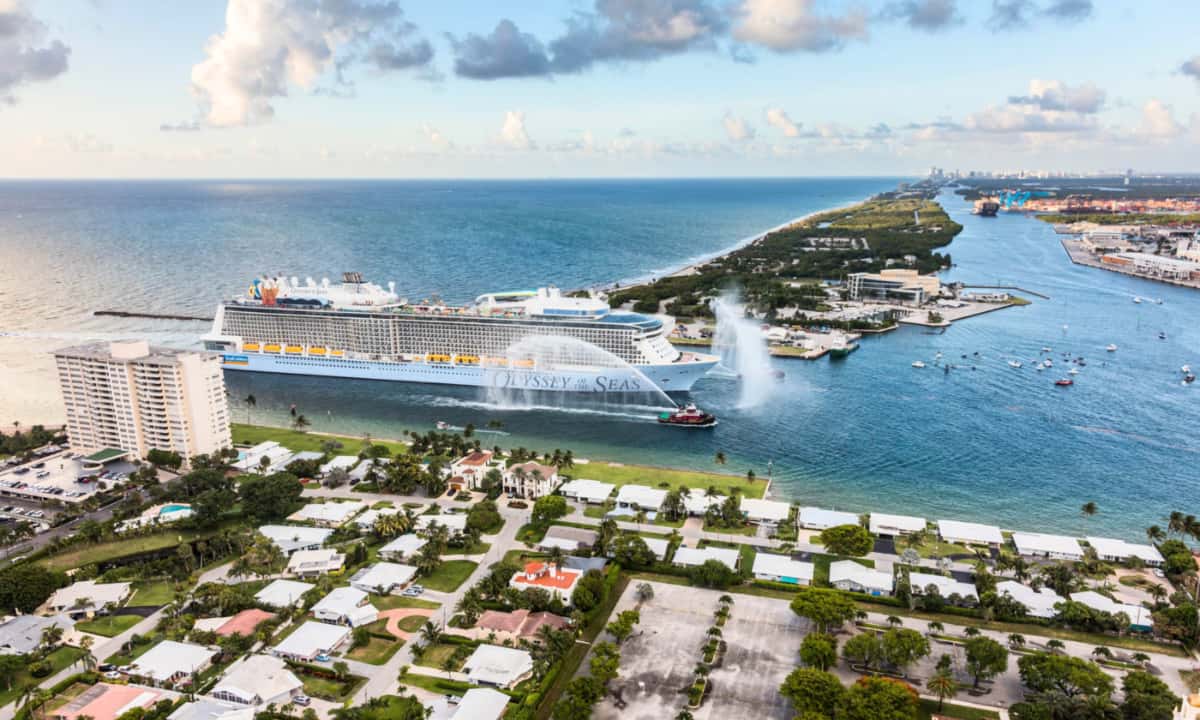 El Odyssey of the Seas llega a Fort Lauderdale