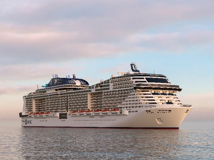 MSC Cruceros celebra los hitos de la nueva construcción MSC Euríbia