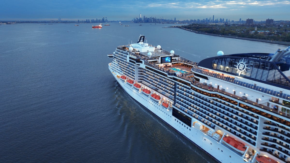 MSC Meraviglia llega a Nueva York