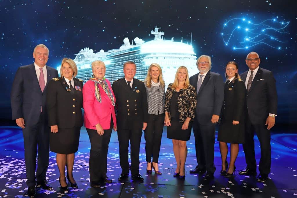 Ceremonia de nombramiento de Sky Princess