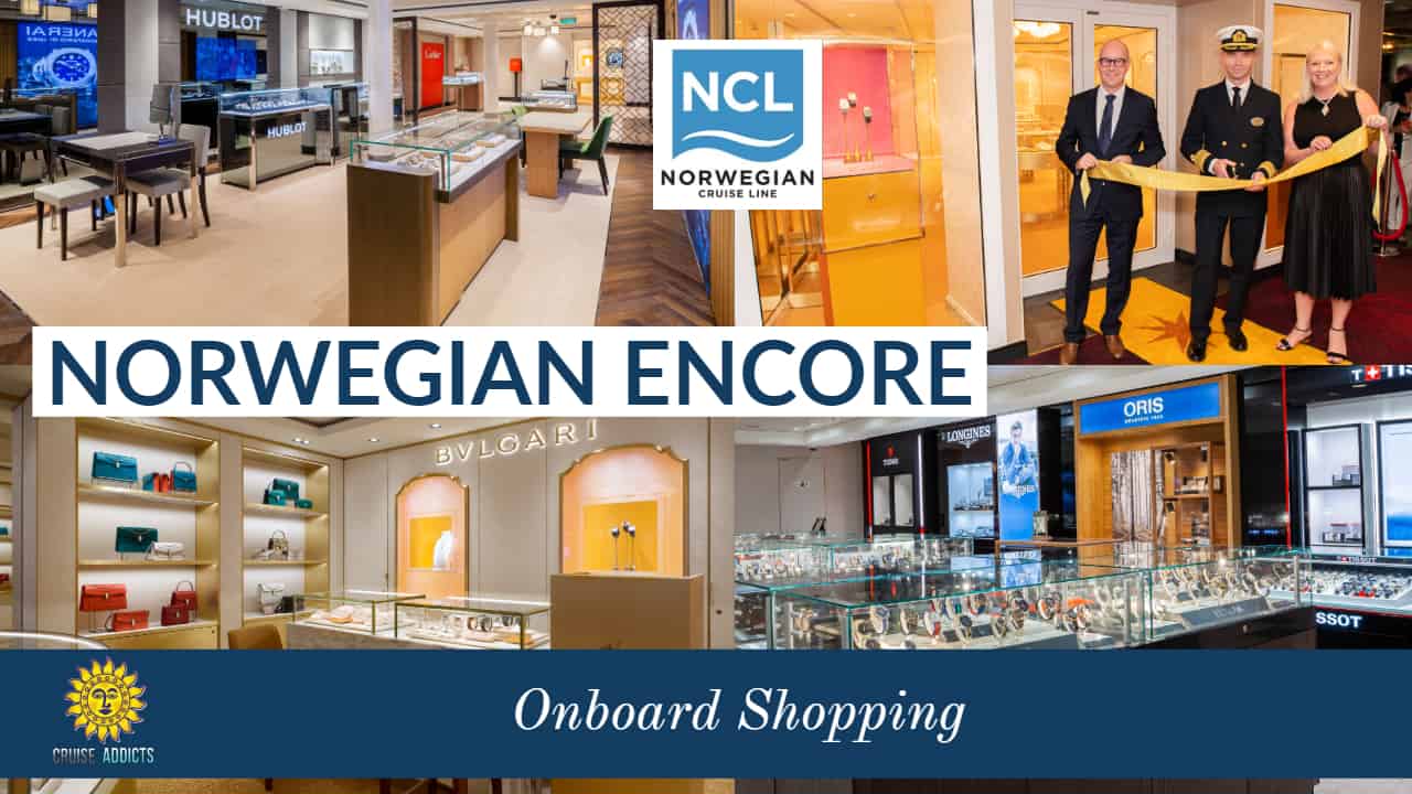 Norwegian Encore ofrece emocionantes tiendas a bordo