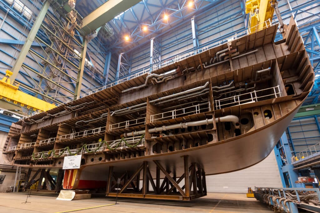 P&O Cruises celebra un hito en la construcción del chip de crucero más ecológico de Gran Bretaña |  12