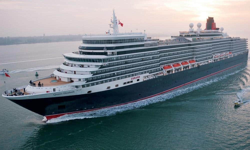 Cunard anuncia nuevos itinerarios en el Queen Elizabeth para 2022