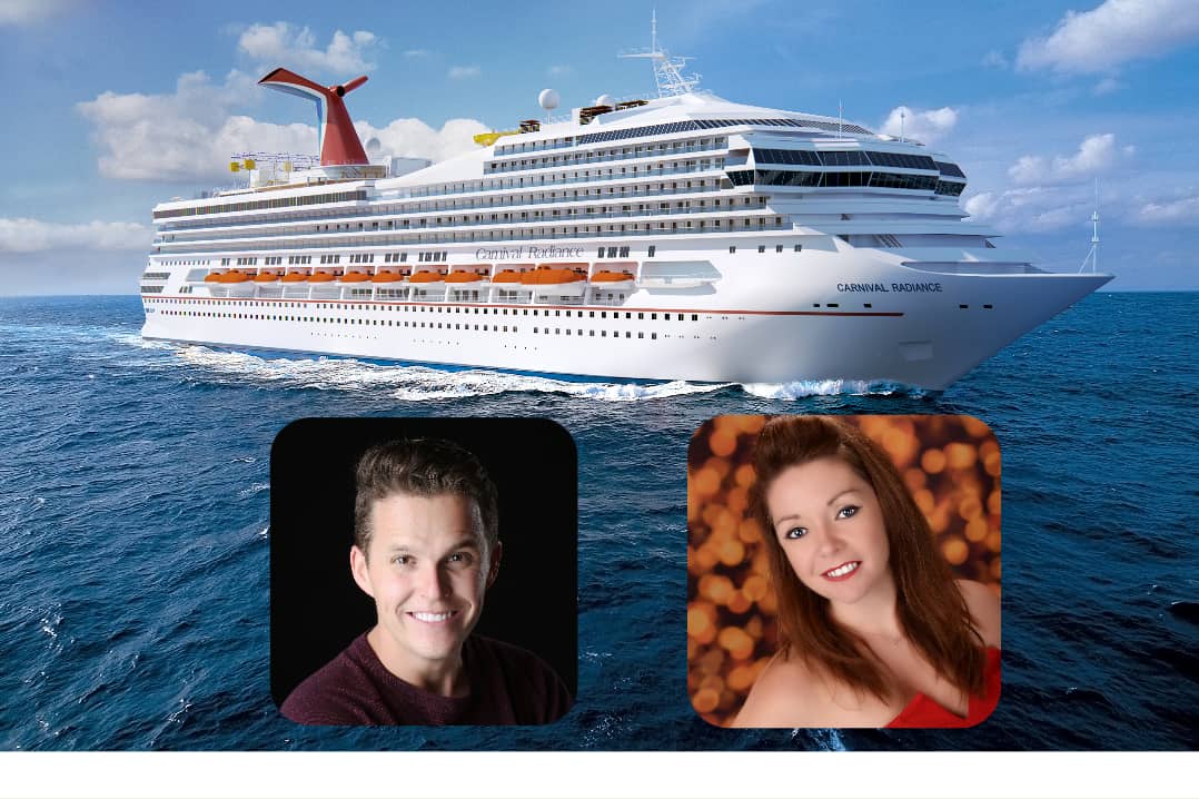 Lee Mason y Katie Eastham liderarán la diversión a bordo del Carnival Radiance