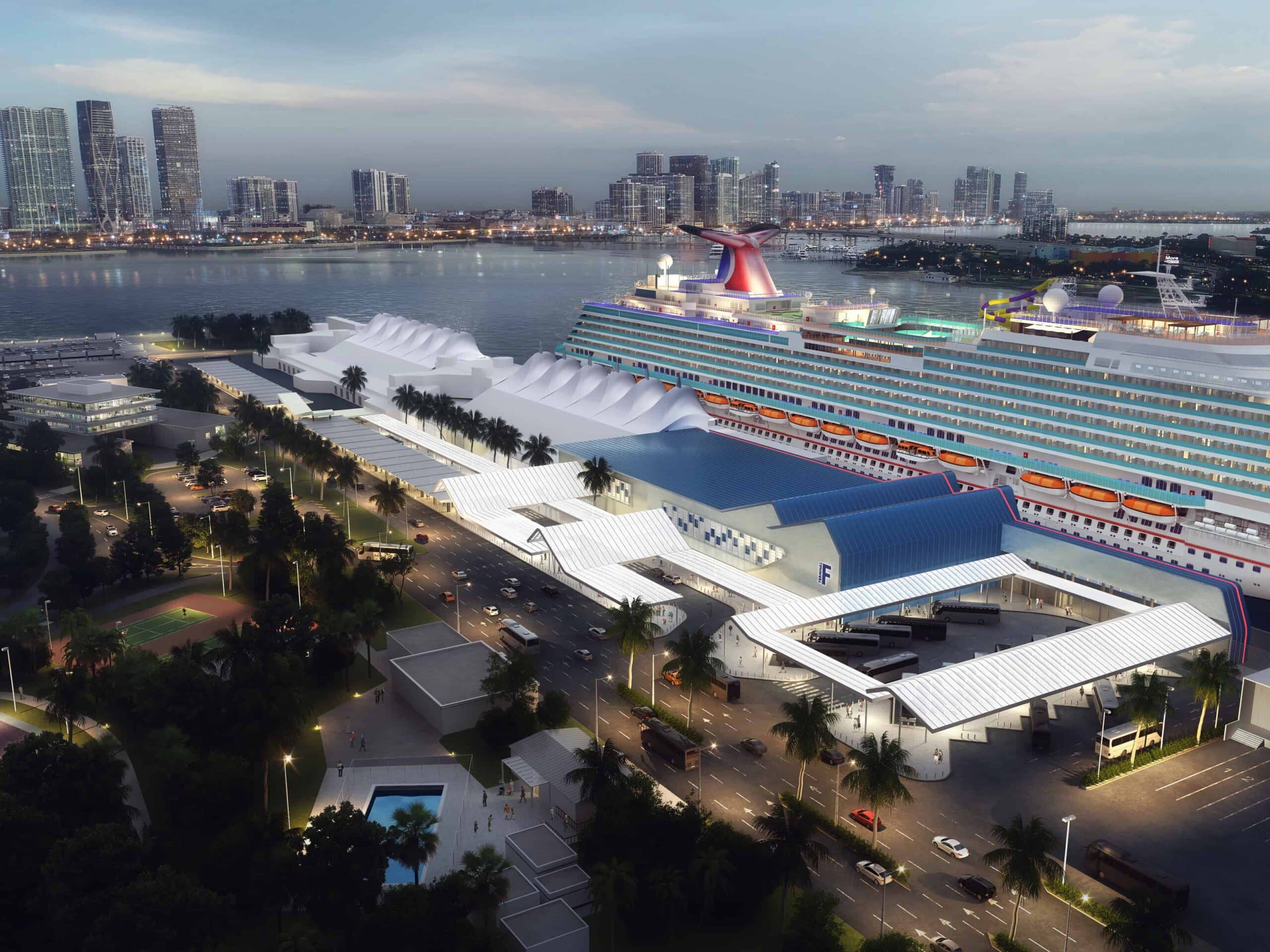 Carnival Cruise Line planea una gran expansión de la Terminal F en PortMiami