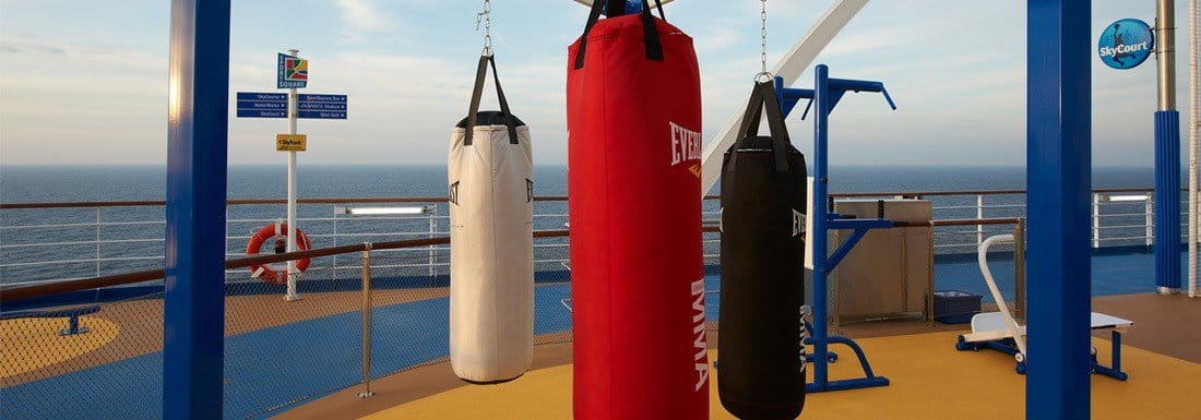 Impresionantes gimnasios y programas de acondicionamiento físico para cruceros