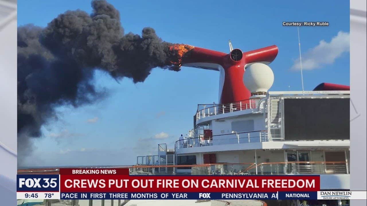 Incendio extinguido a bordo del Carnival Freedom mientras estaba atracado en Gran Turca