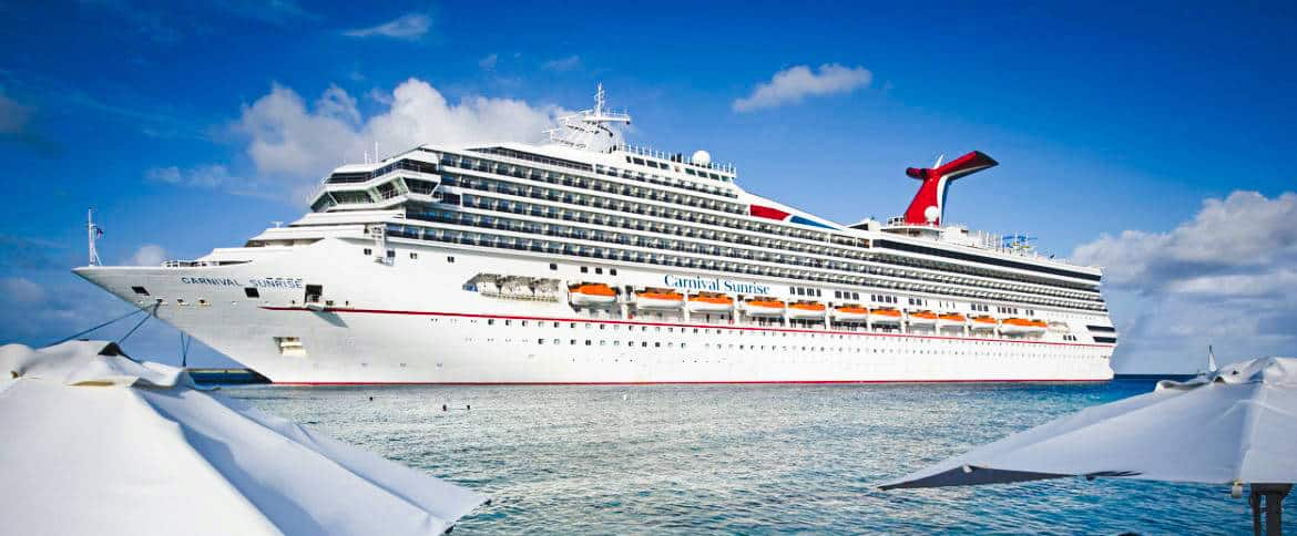 18 razones para tomar un crucero Carnival Sunrise